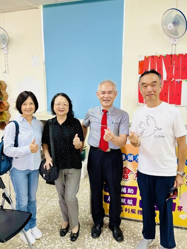 2025.8.3在劉志宏傳道接立牧師感恩禮拜上遇到十年前來大西教會參加福音隊的小弟兄的父母親卞弟兄夫婦