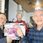 2025.12.7贈送相片福音月曆給親人盼望他們快快歸主