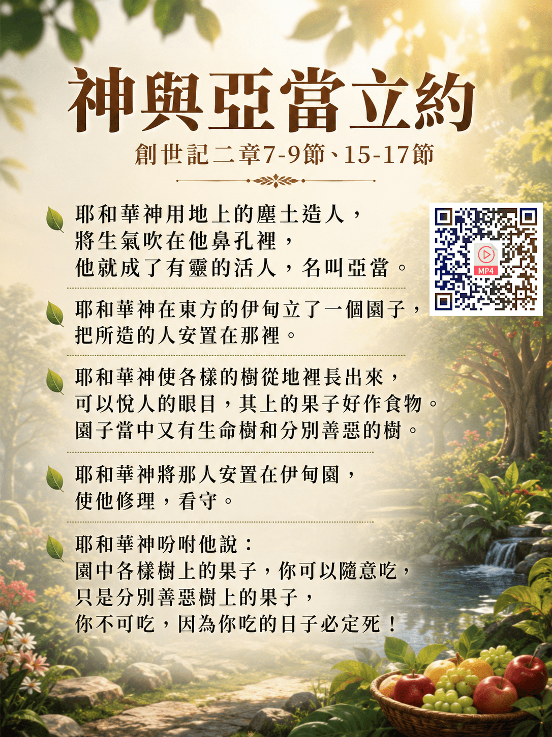 神與亞當立約