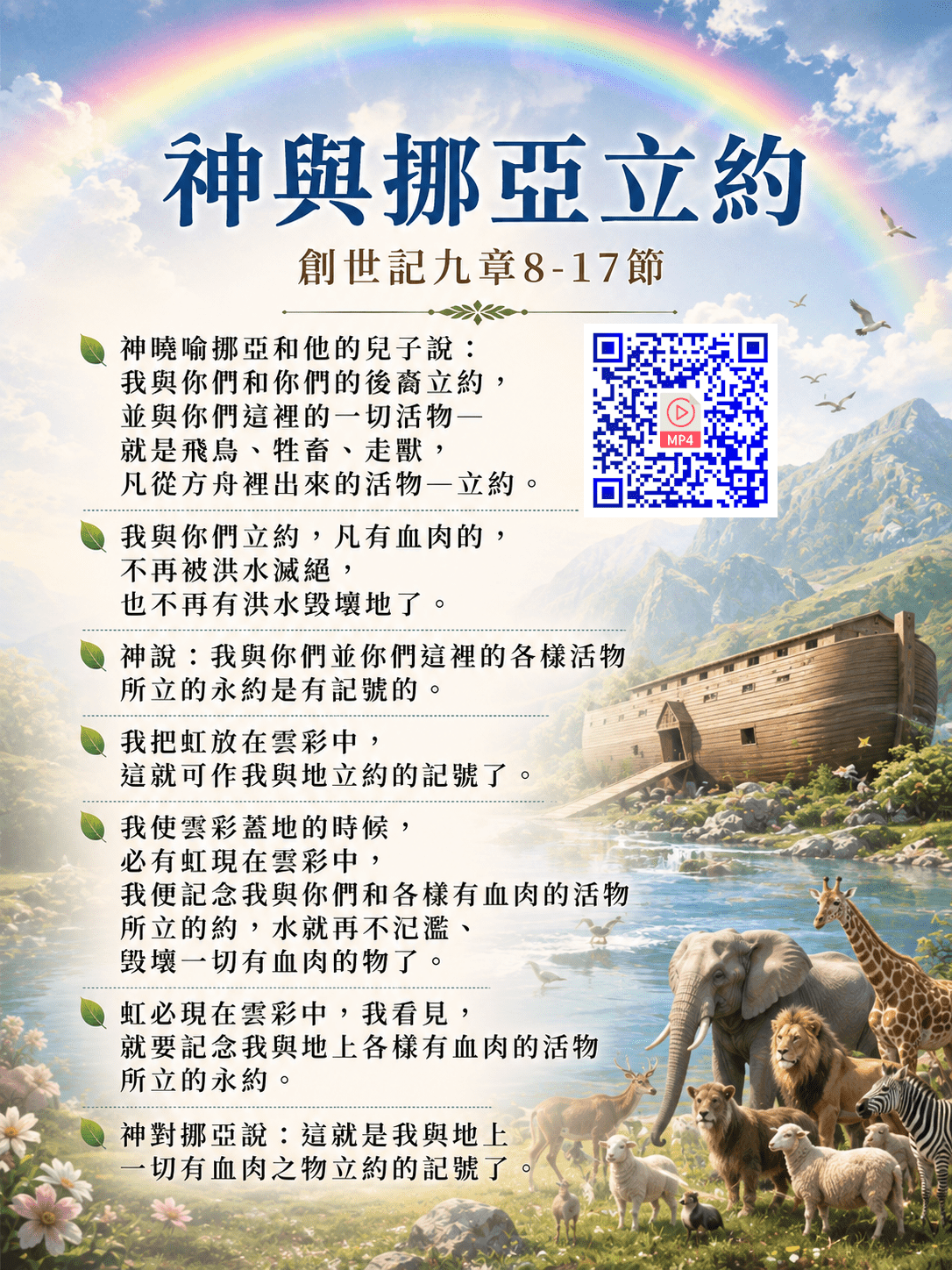 神與挪亞立約《創世記第九章》