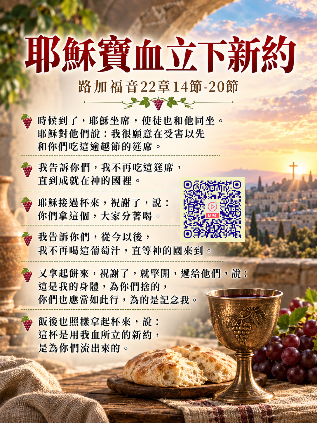耶穌寶血立下新約